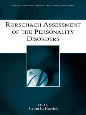 cover image of Rorschach Assessment of the Personality Disorders